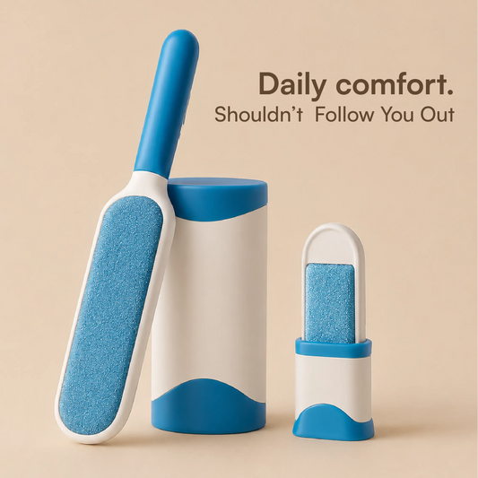 AuraSwipe Lint Brush | Effortless Fur Removal | Travel-Friendly | Self-Cleaning