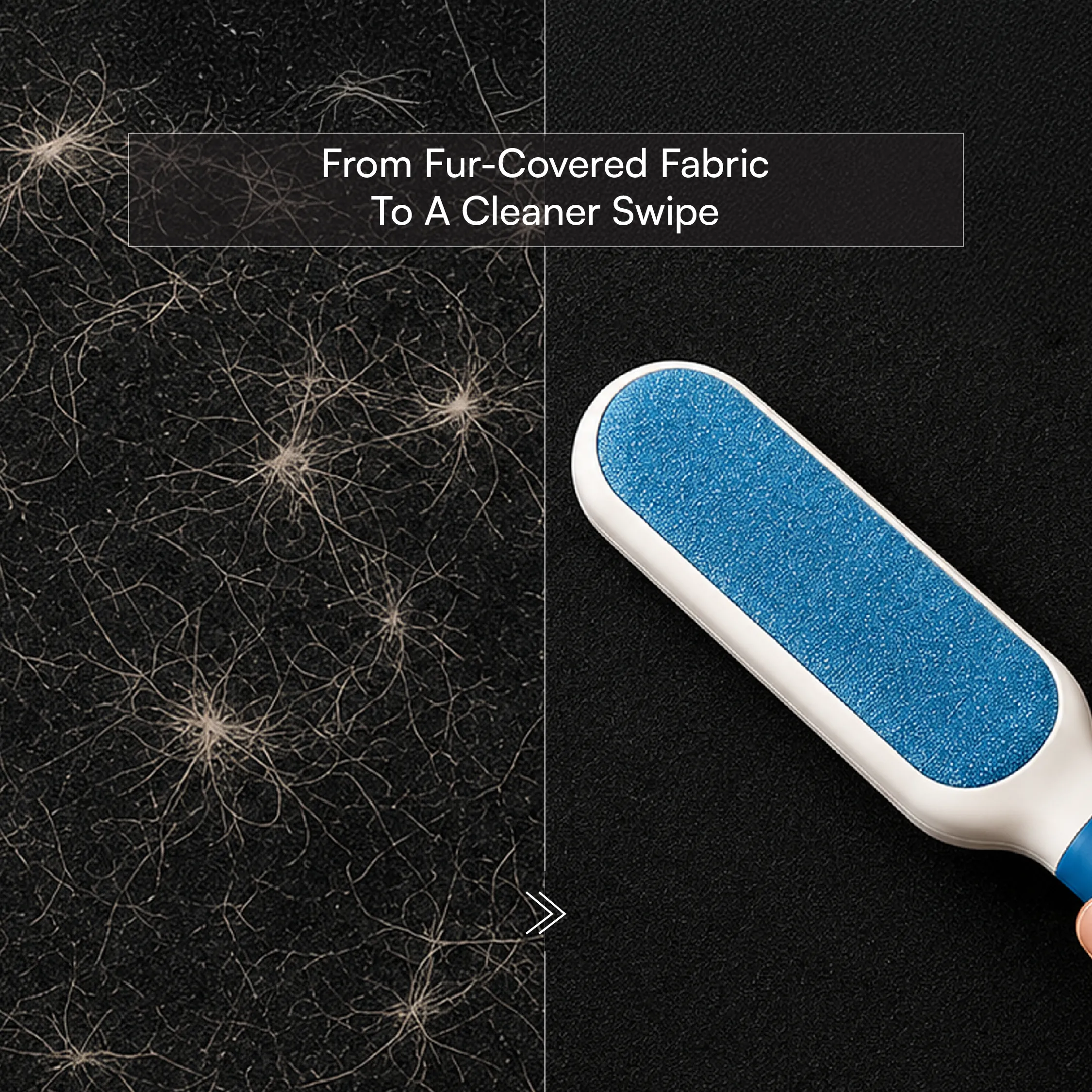 AuraSwipe Lint Brush | Effortless Fur Removal | Travel-Friendly | Self-Cleaning