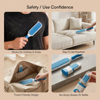 AuraSwipe Lint Brush | Effortless Fur Removal | Travel-Friendly | Self-Cleaning