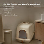 Aurora Litter Den – Clean, Comfy & Private Litter Space for Cats