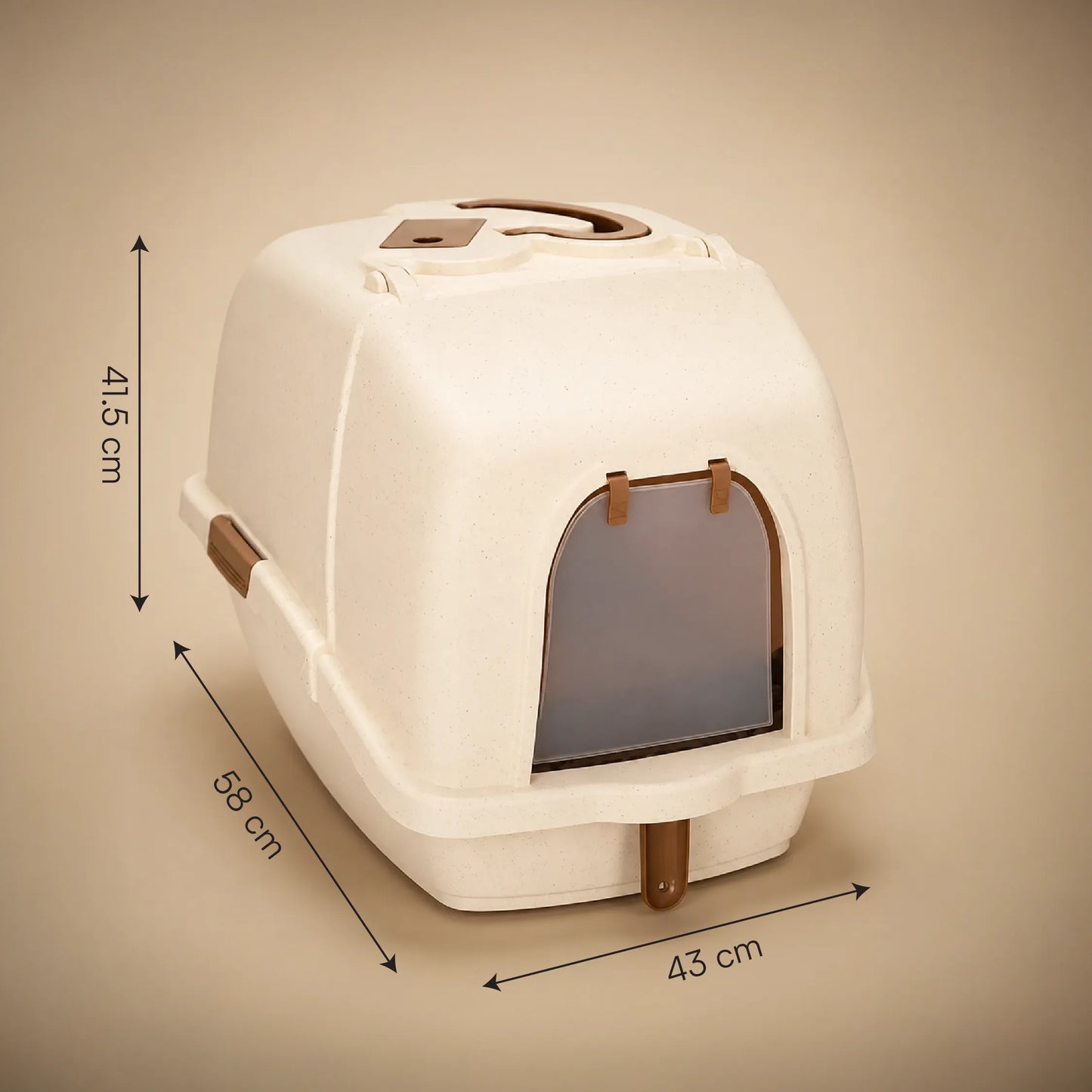 Aurora Litter Den – Clean, Comfy & Private Litter Space for Cats
