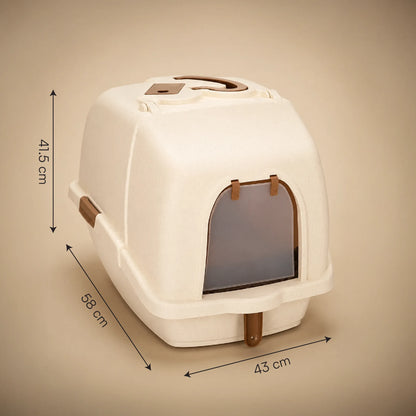 Aurora Litter Den – Clean, Comfy & Private Litter Space for Cats