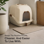 Aurora Litter Den – Clean, Comfy & Private Litter Space for Cats