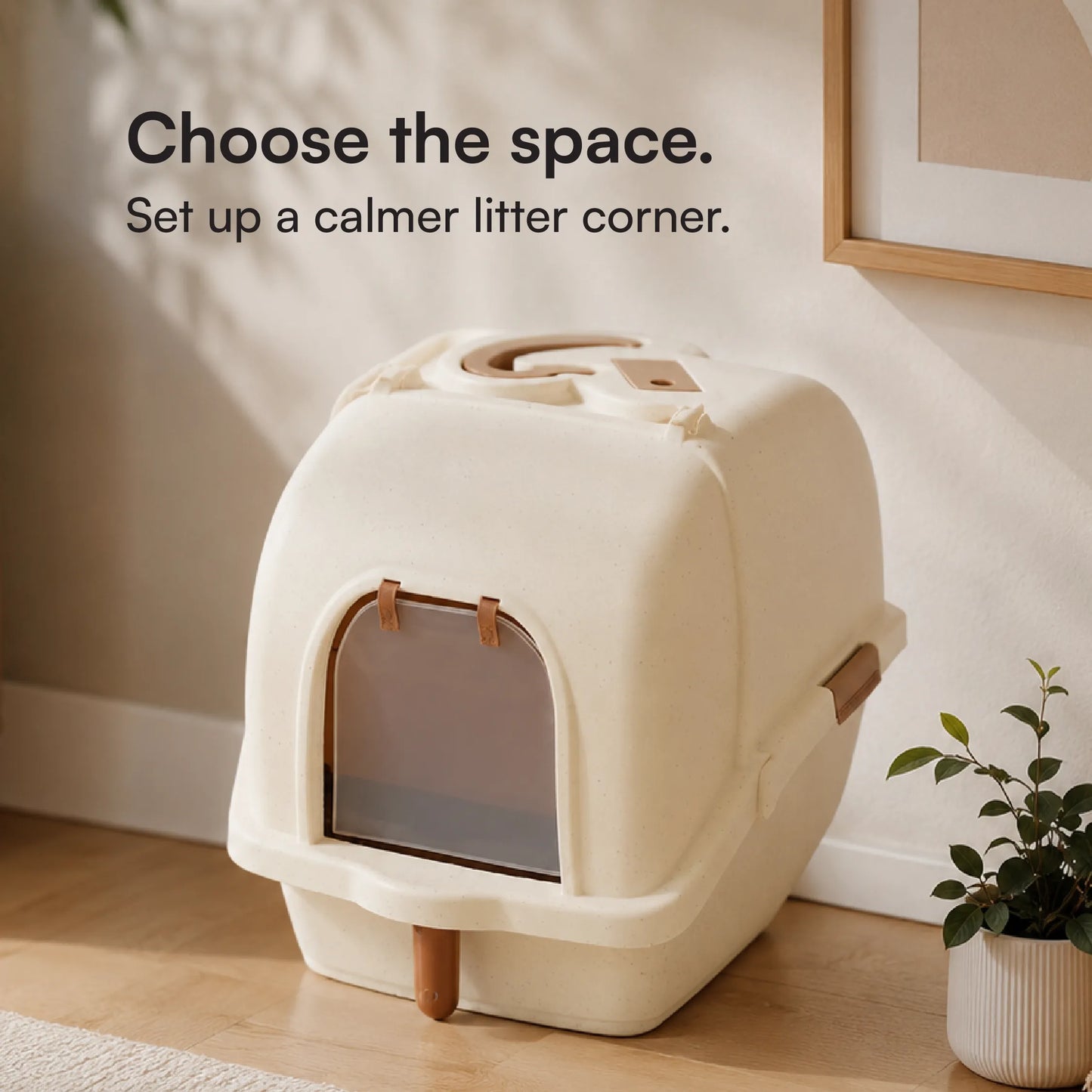 Aurora Litter Den – Clean, Comfy & Private Litter Space for Cats