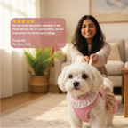 BLOOMI Harness – Cotton Floral Vest Harness for Small Pets