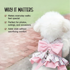BLOOMI Harness – Cotton Floral Vest Harness for Small Pets
