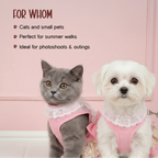 BLOOMI Harness – Cotton Floral Vest Harness for Small Pets