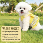 BLOOMI Harness – Cotton Floral Vest Harness for Small Pets