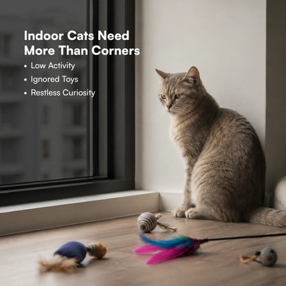 BellBop Toy – A Rolling Bell Toy That Keeps Cats Active & Happy
