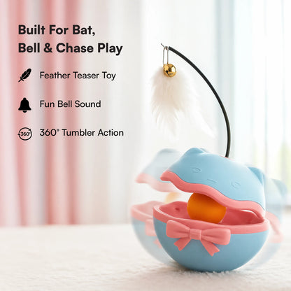 BellBop Toy – A Rolling Bell Toy That Keeps Cats Active & Happy