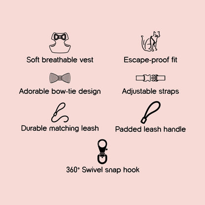 BowHug Harness | Soft, Escape-Proof Comfort for Confident Walks