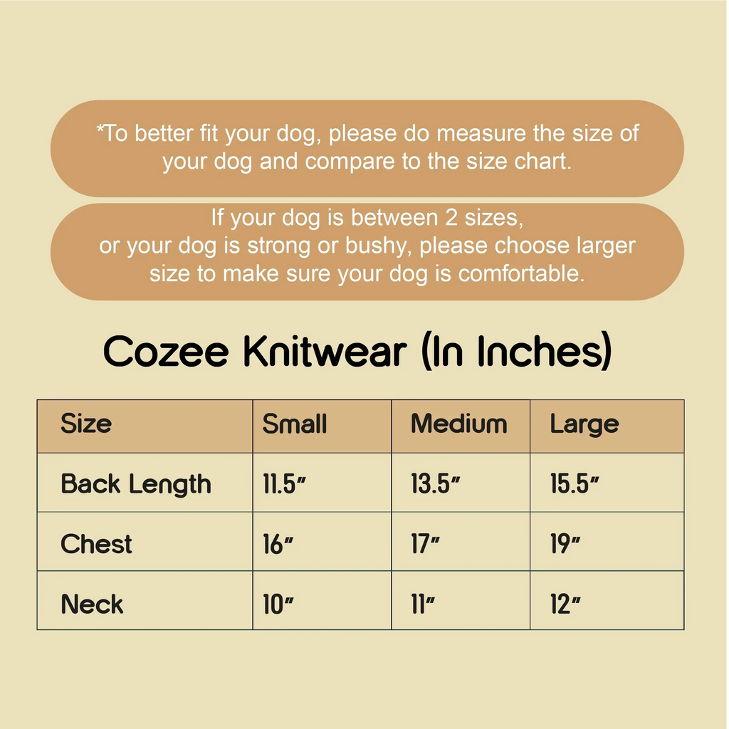 Cozee Knitwear – Soft, Warm & Stylish Winter Wear for Small Pets - Tilting Heads