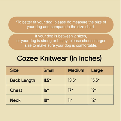 Cozee Knitwear – Soft, Warm & Stylish Winter Wear for Small Pets - Tilting Heads