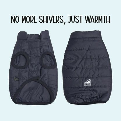 CalmFrost Puffer Jacket | Waterproof, Lightweight & Warm Dog Jacket | Winter Comfort & Style