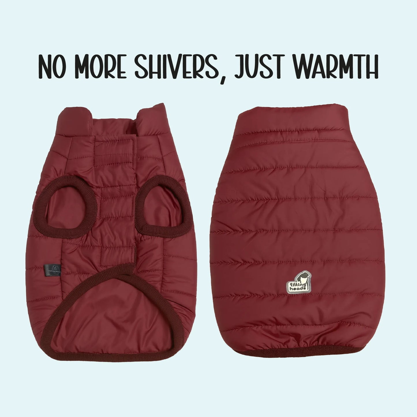 CalmFrost Puffer Jacket | Waterproof, Lightweight & Warm Dog Jacket | Winter Comfort & Style