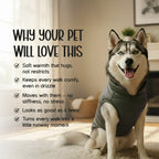 CalmFrost Puffer Jacket | Waterproof, Lightweight & Warm Dog Jacket | Winter Comfort & Style - Tilting Heads