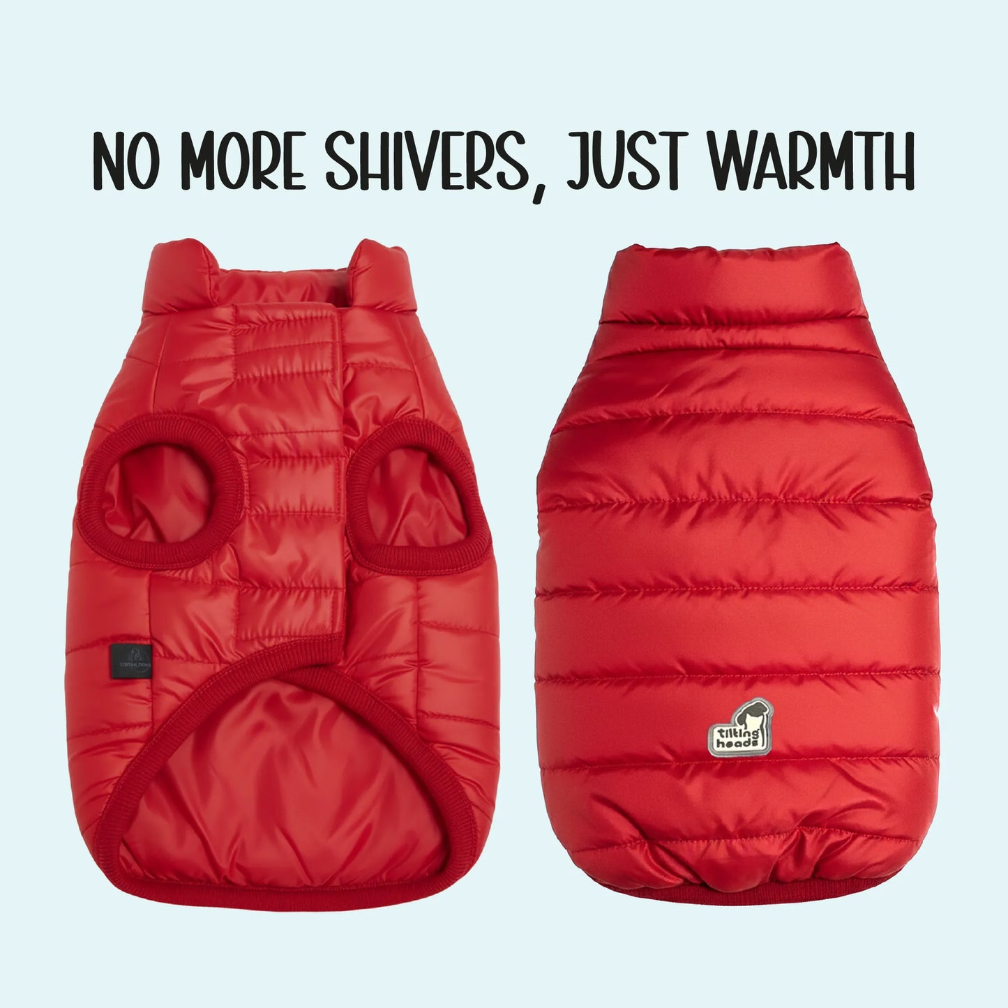 CalmFrost Puffer Jacket | Waterproof, Lightweight & Warm Dog Jacket | Winter Comfort & Style