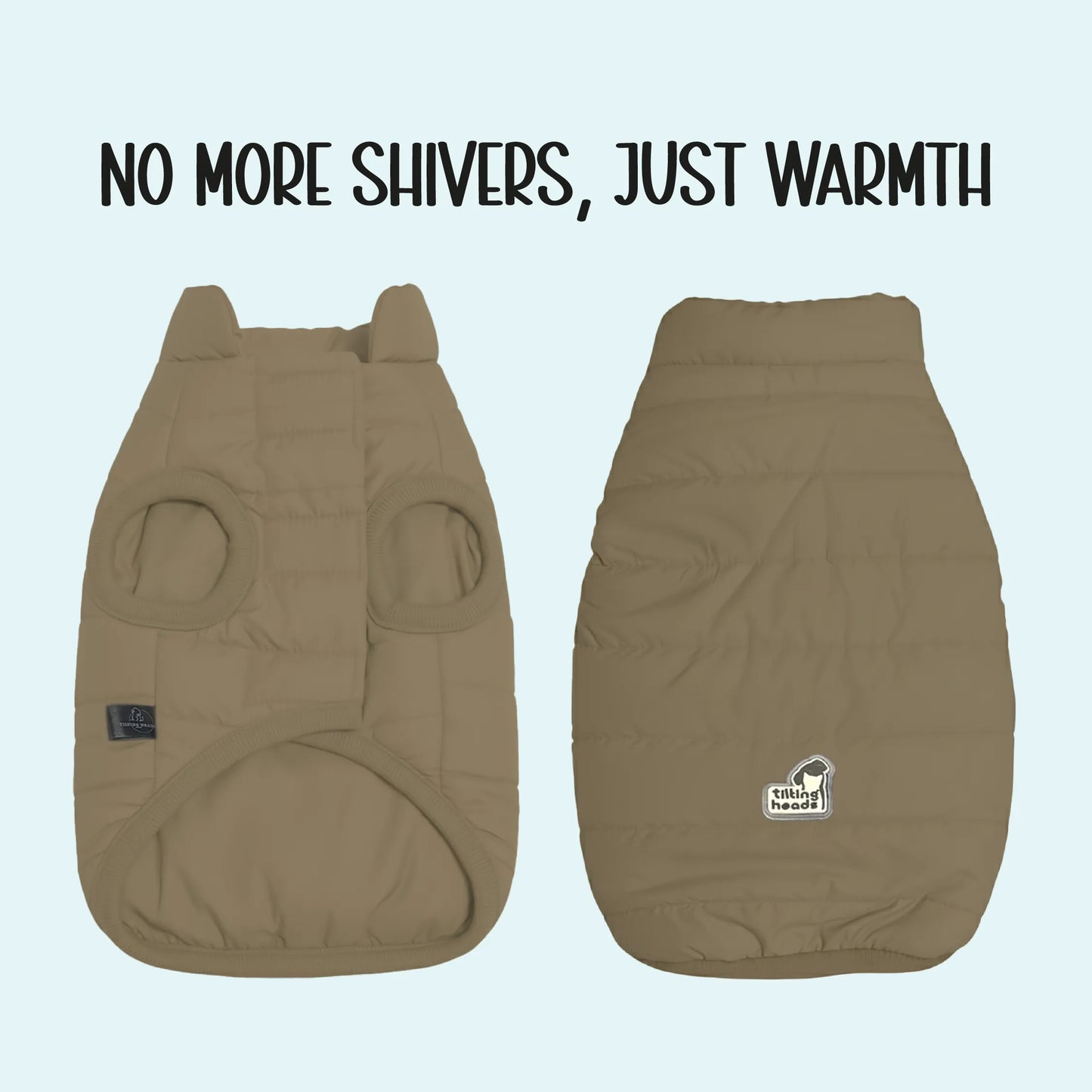 CalmFrost Puffer Jacket | Waterproof, Lightweight & Warm Dog Jacket | Winter Comfort & Style