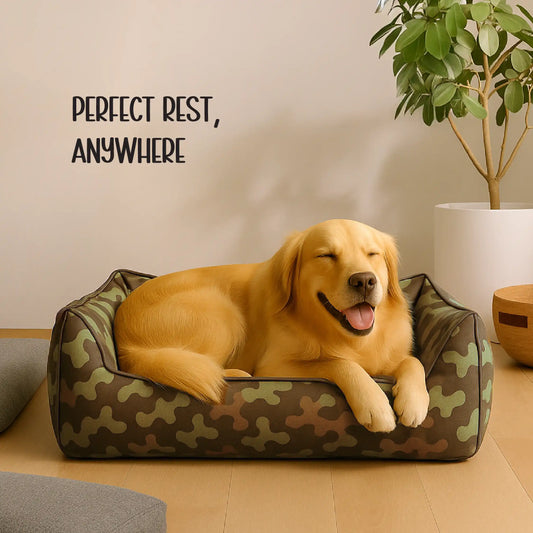 CamoLuxe Sofa Bed | Durable | Scratch-Resistant | Waterproof