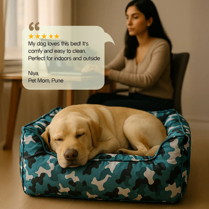 CamoLuxe Sofa Bed | Durable | Scratch-Resistant | Waterproof