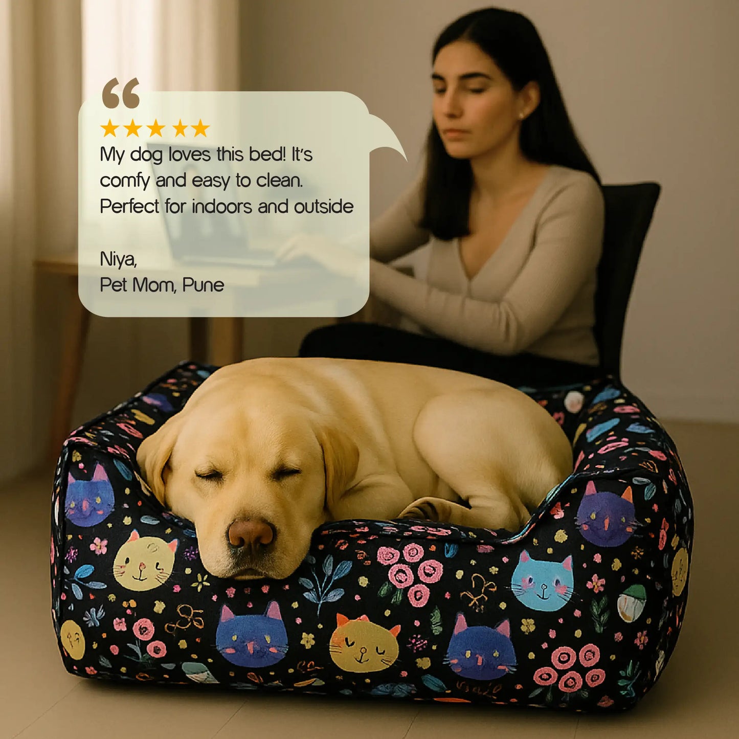 CamoLuxe Sofa Bed | Durable | Scratch-Resistant | Waterproof