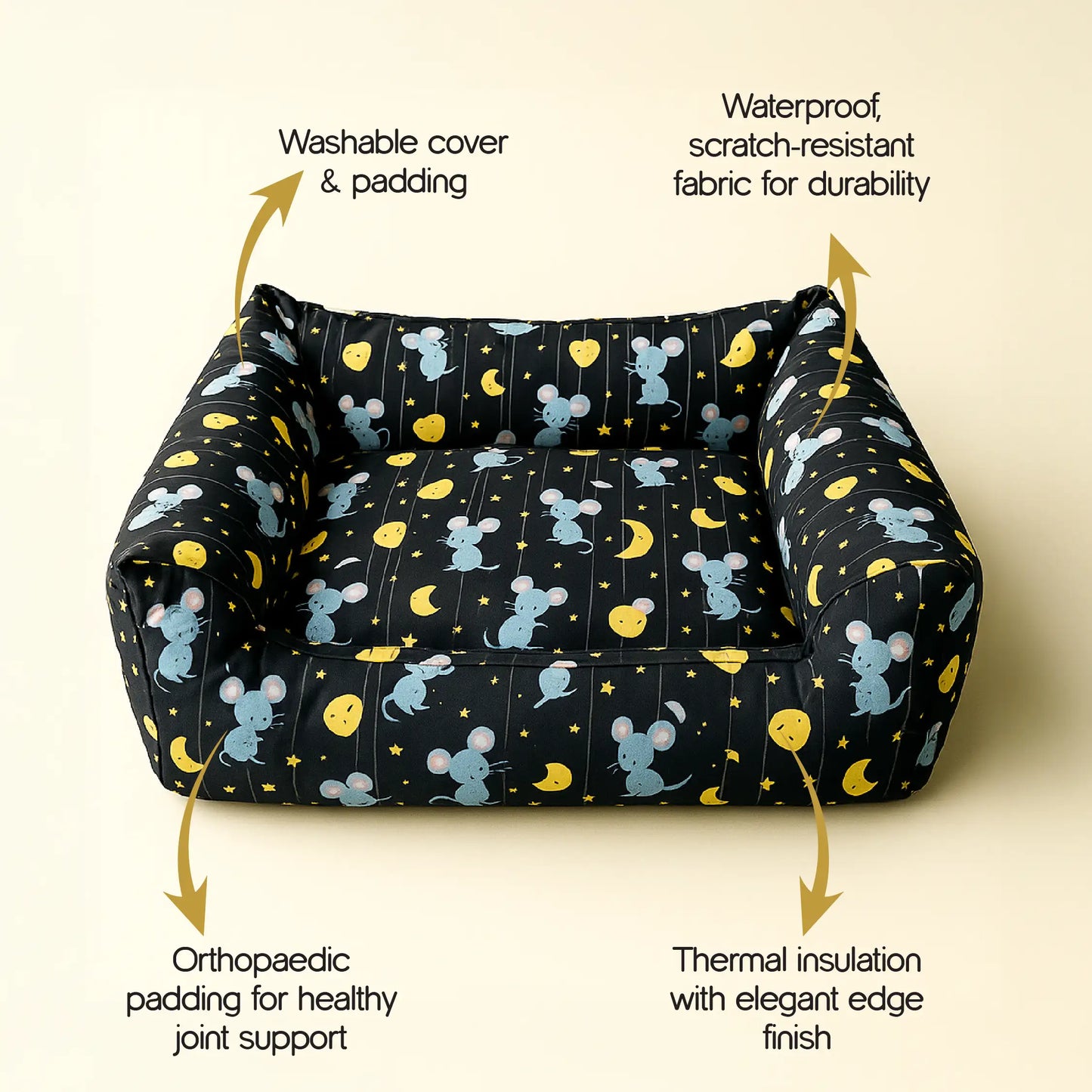 CamoLuxe Sofa Bed | Durable | Scratch-Resistant | Waterproof