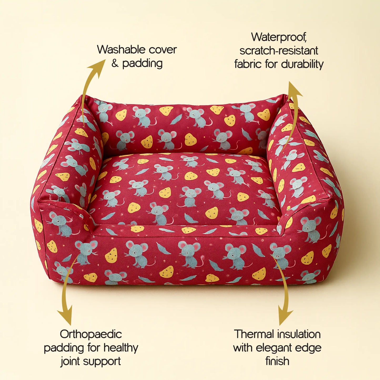CamoLuxe Sofa Bed | Durable | Scratch-Resistant | Waterproof