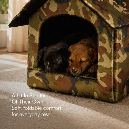 CampCove Hut | Covered Comfort for Everyday Rest for dogs and cats