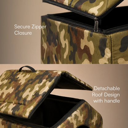 CampCove Hut | Covered Comfort for Everyday Rest for dogs and cats
