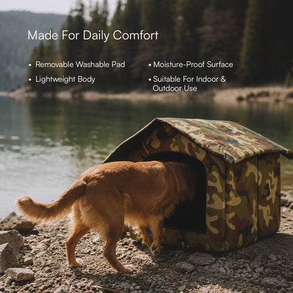 CampCove Hut | Covered Comfort for Everyday Rest for dogs and cats