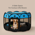 CasaFrolic Playpen | Foldable Pet Enclosure | Safe, Portable & Breathable