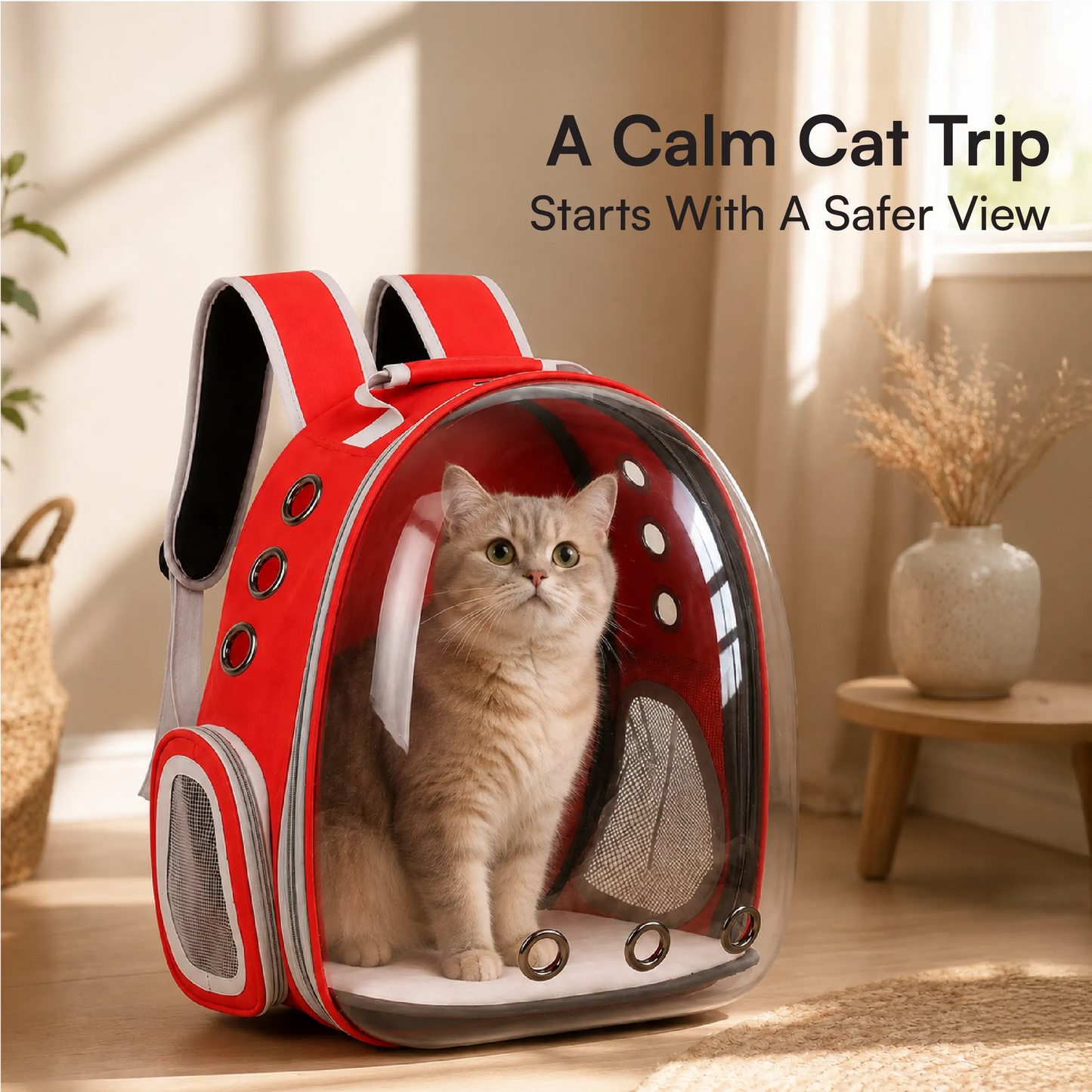 Catstronaut Backpack – Breathable Bubble Travel Backpack for Cats up to 6.5 kg