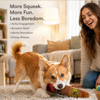 CigarSqueak Toy – Plush Squeaky Toy for Pets