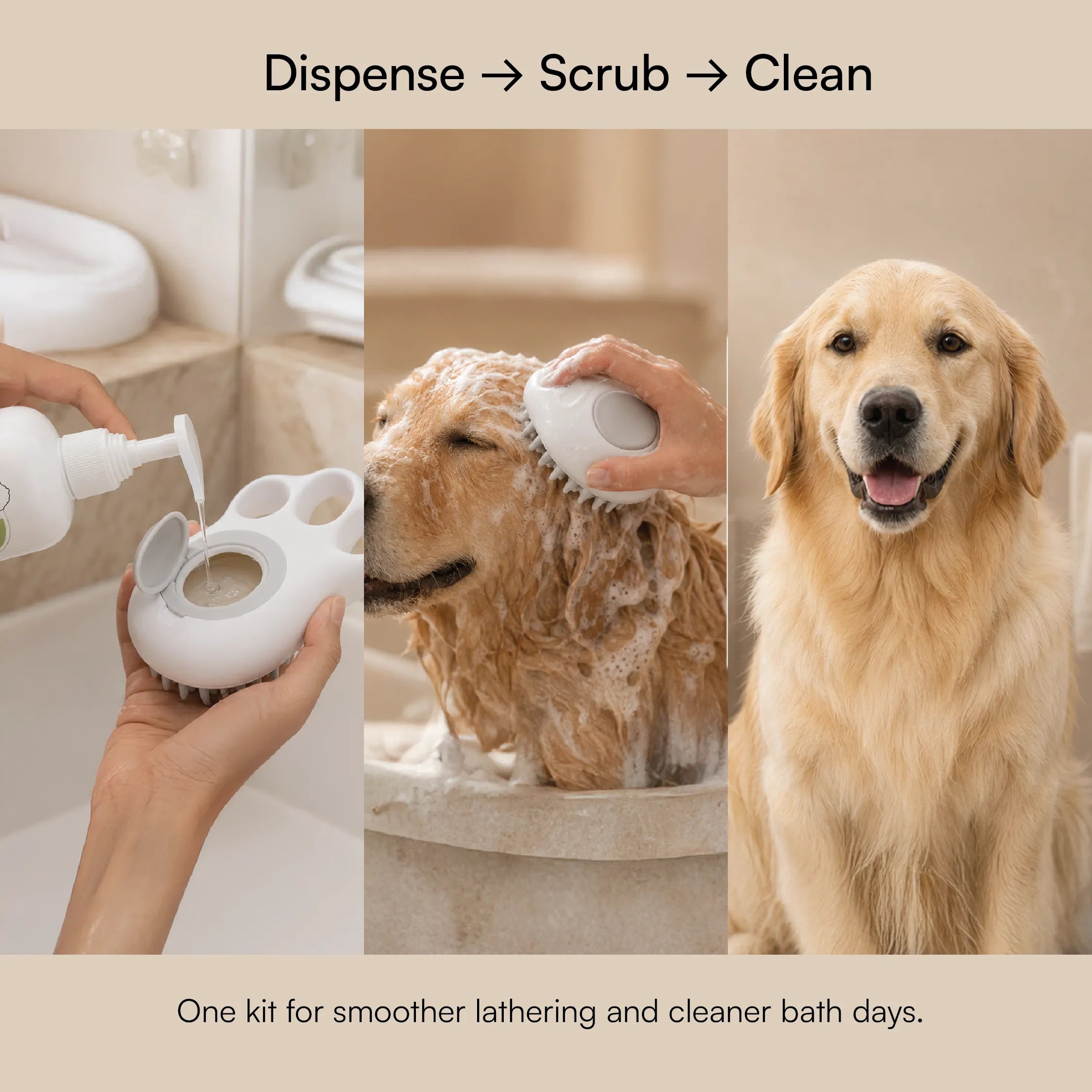 CleanCoat Bath Kit | Lather, Scrub & Clean
