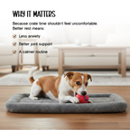 Cloud Quilted Mat– Quilted Crate & Floor Comfort Bed for Small & Medium Pets