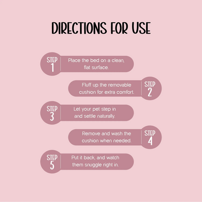 CocoaGrotto Bed | Plush Velvet Pet Bed with Ears | Washable, Non-Slip & Cuddle-Ready Comfort - Tilting Heads