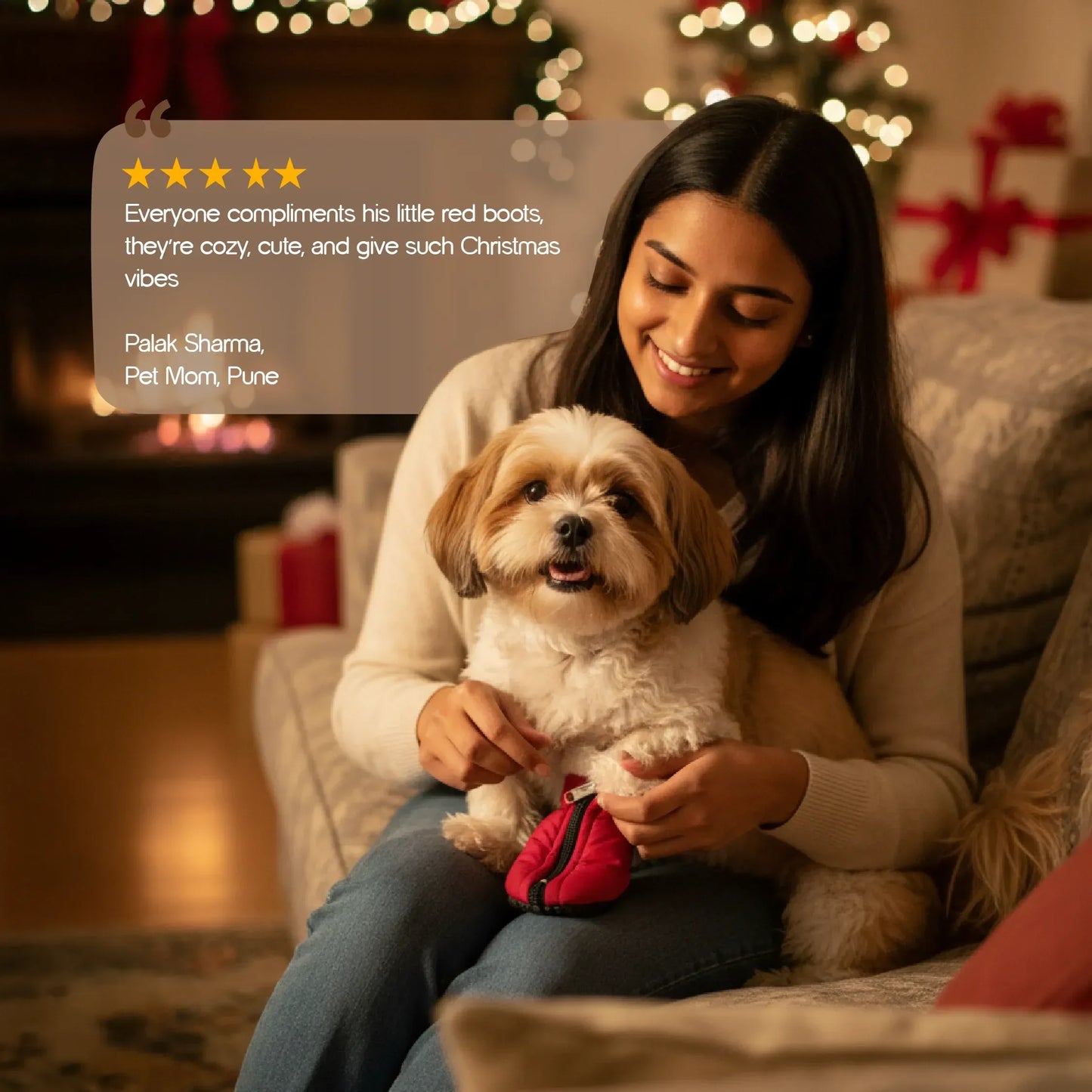 CozyClaus Boots | Waterproof Christmas Comfort | Snug Fit, Festive Warmth - Tilting Heads