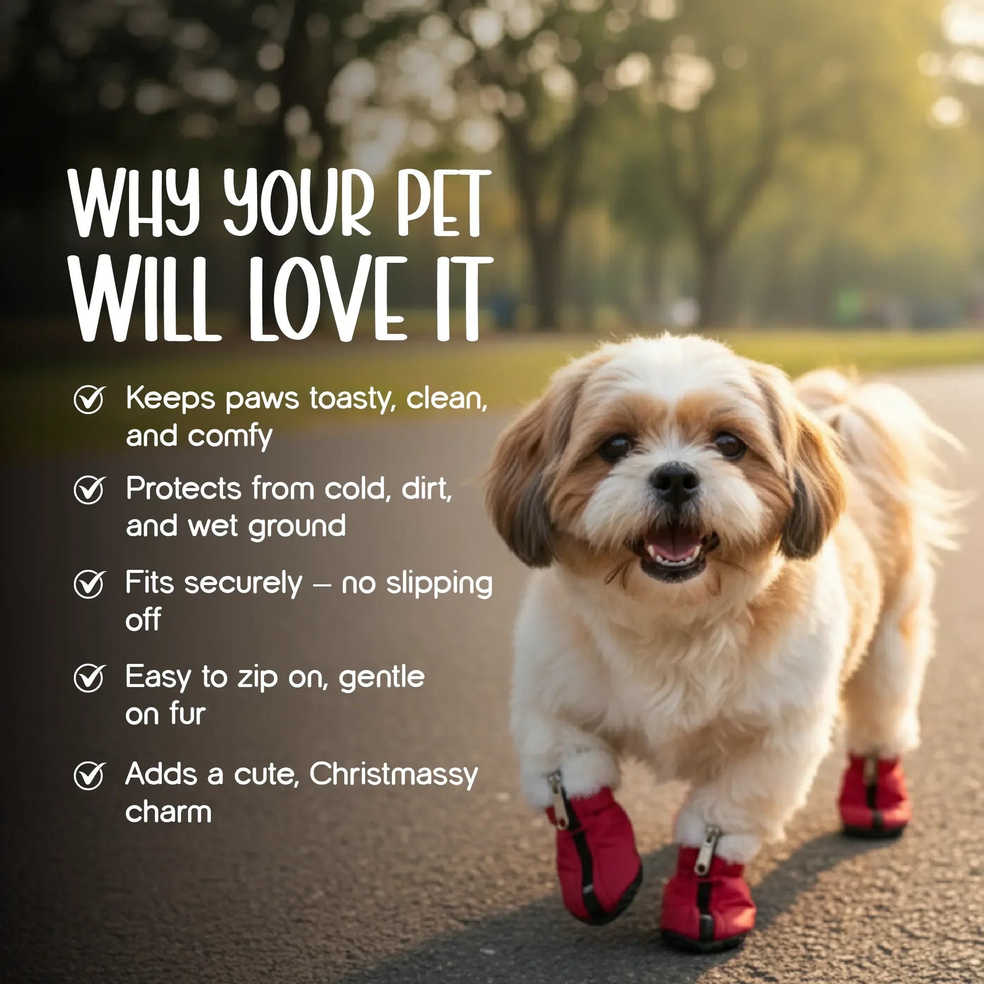 CozyClaus Boots | Waterproof Christmas Comfort | Snug Fit, Festive Warmth - Tilting Heads