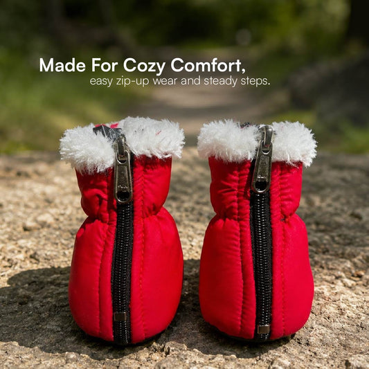 CozyClaus Boots | Waterproof Christmas Comfort | Snug Fit, Festive Warmth
