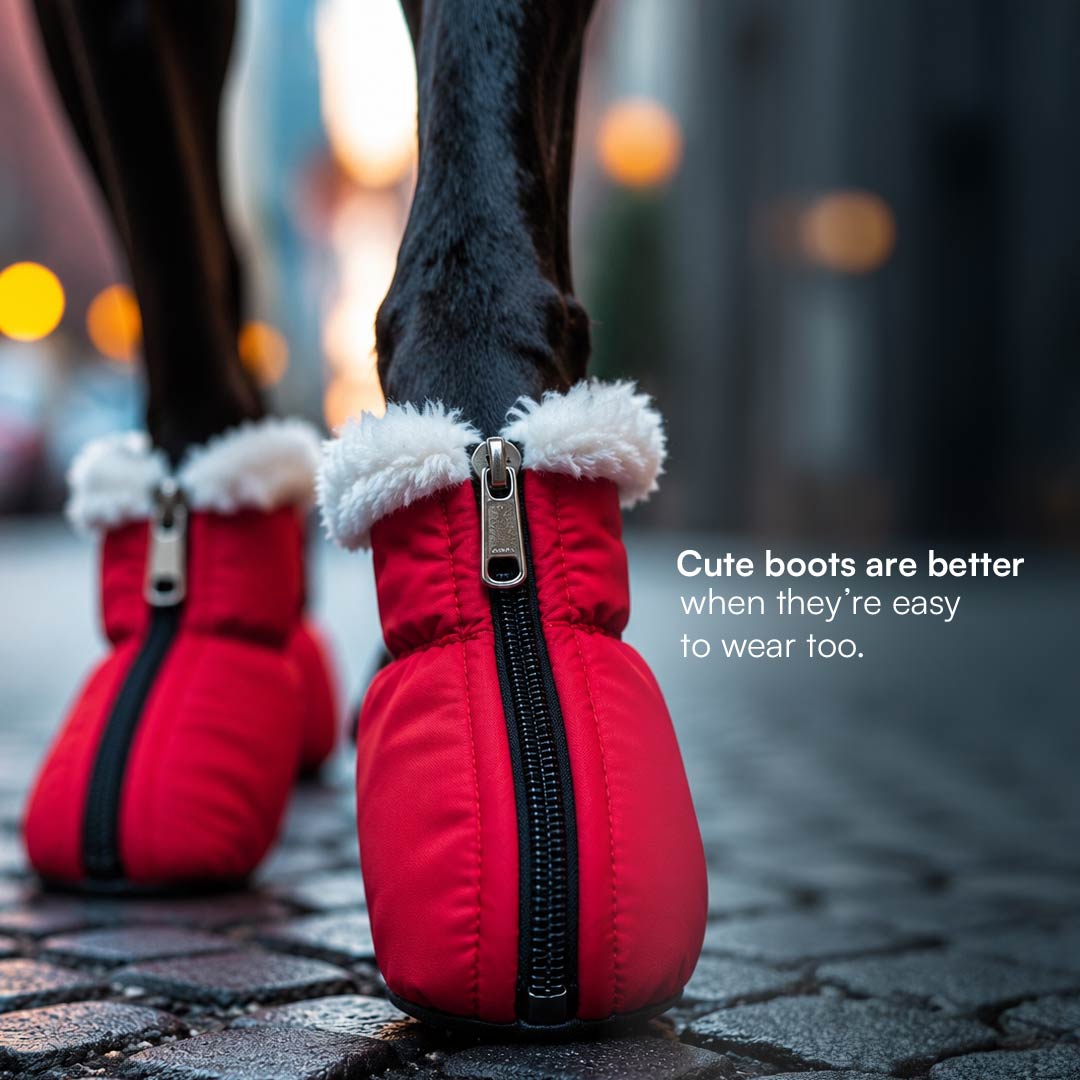CozyClaus Boots | Waterproof Christmas Comfort | Snug Fit, Festive Warmth