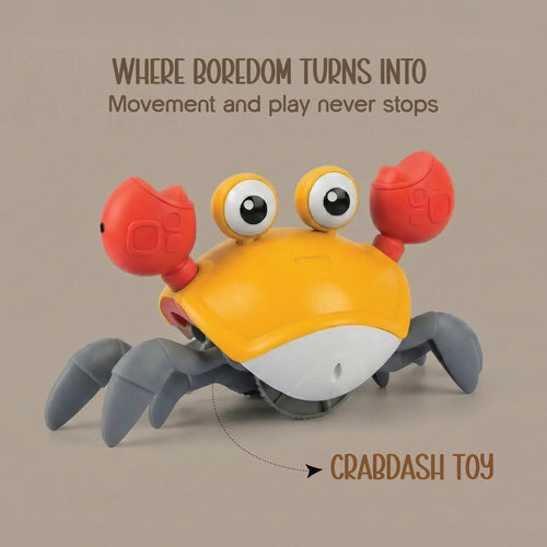 CrabDash Toy | Motion-Driven Play for Energetic Indoor Pets - Tilting Heads