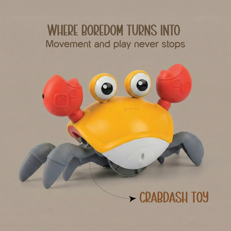 CrabDash Toy | Motion-Driven Play for Energetic Indoor Pets - Tilting Heads