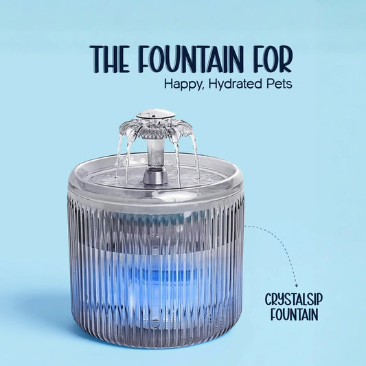 CrystalSip Fountain – The Smart Hydration Solution for Healthy Pets