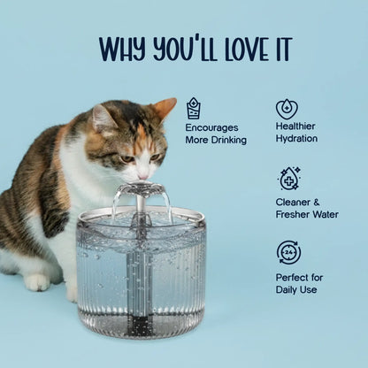 CrystalSip Fountain – The Smart Hydration Solution for Healthy Pets