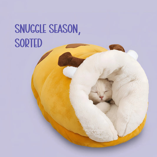 Dream Burrow Bed | Cozy Cat Bed | Warm, Secure, and Adorable Comfort