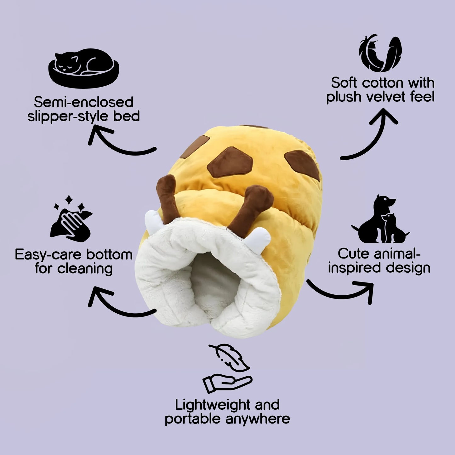 Dream Burrow Bed | Cozy Cat Bed | Warm, Secure, and Adorable Comfort