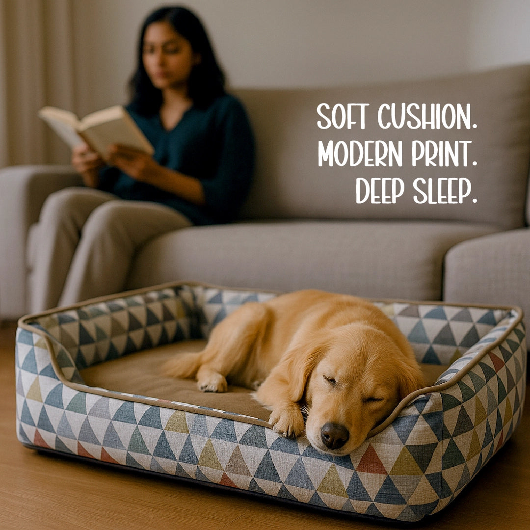DreamEase Bed – Soft Cushion Pet Bed for Deep Sleep
