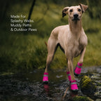 DriftTrail Boots | Waterproof, Non-Slip Dog Boots | Set of 4 | All-Season Paw Protection