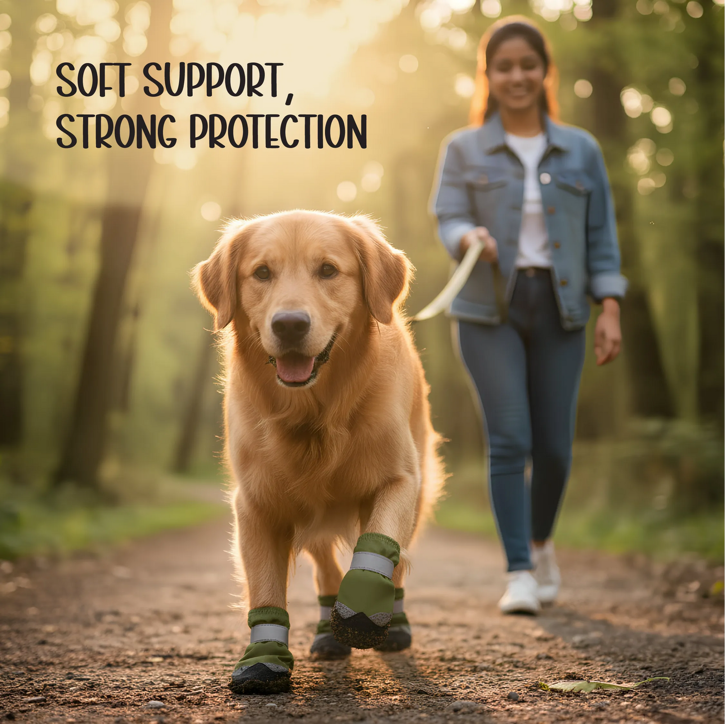 DriftTrail Boots | Waterproof, Non-Slip Dog Boots | Set of 4 | All-Season Paw Protection
