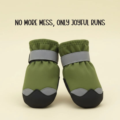 DriftTrail Boots | Waterproof, Non-Slip Dog Boots | Set of 4 | All-Season Paw Protection